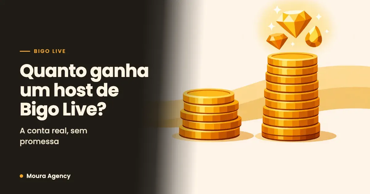 Quanto ganha um host de Bigo Live no Brasil? A conta real