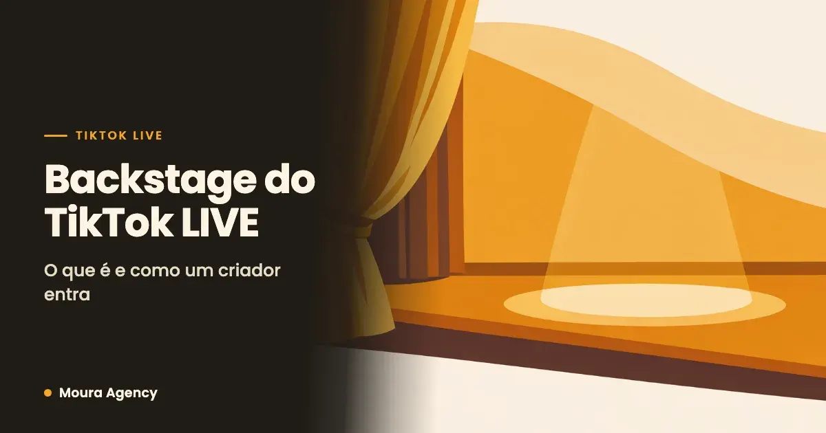 Backstage do TikTok LIVE: o que é e como um criador entra
