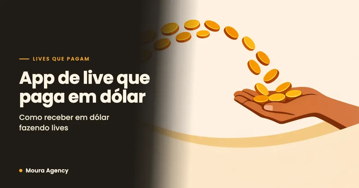 App de live que paga em dólar: como receber em dólar fazendo lives