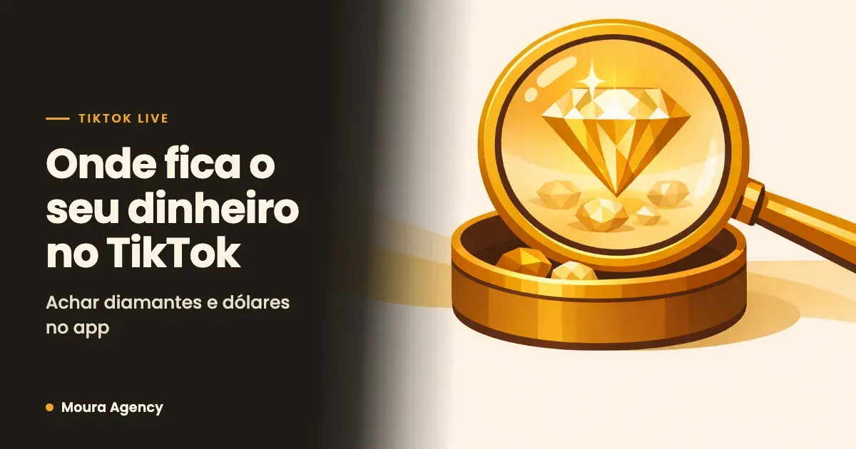 Onde ficam os dólares e diamantes no TikTok? Como achar o seu dinheiro no app
