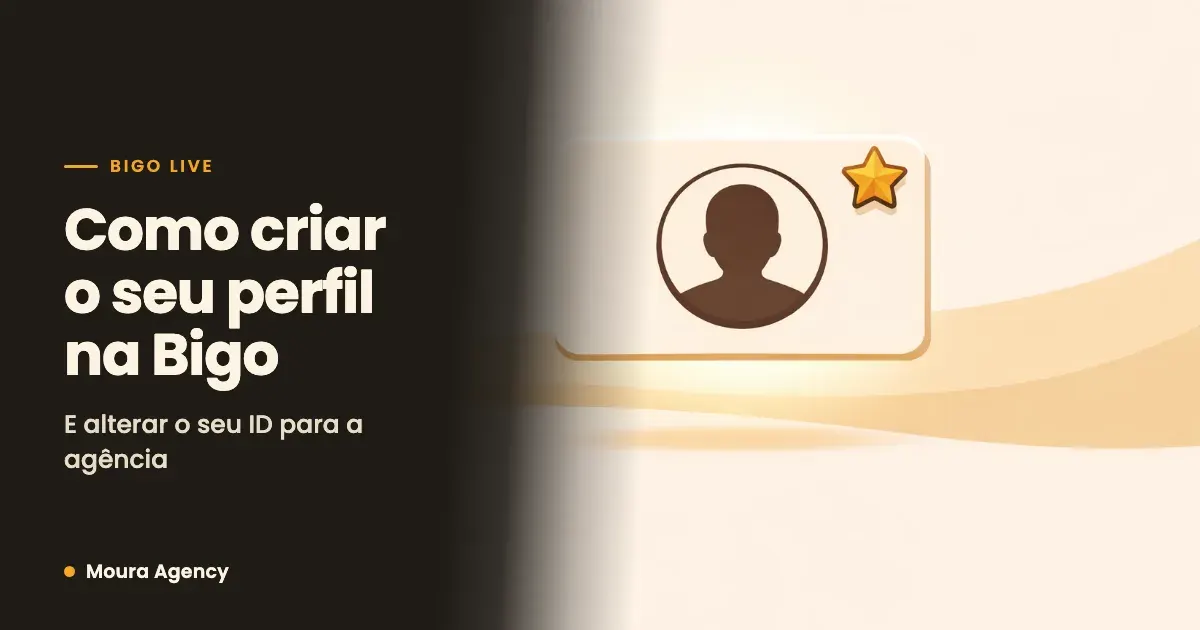 Como criar o perfil e alterar o ID na Bigo Live (para entrar em uma agência)