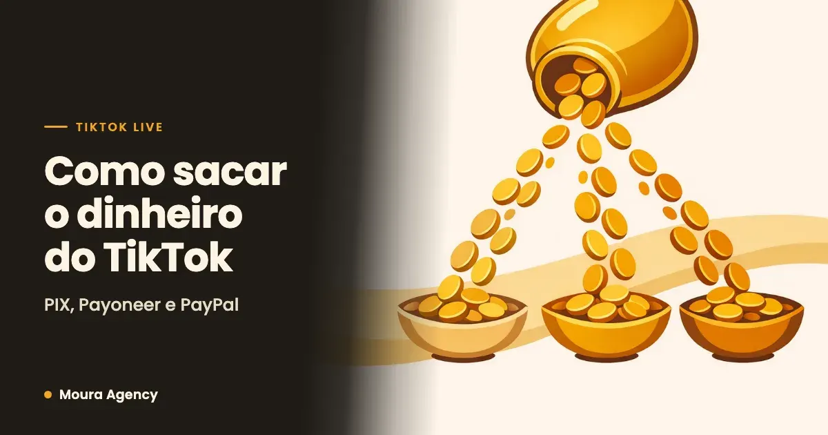 Como sacar dinheiro do TikTok Live em dólar (PIX, Payoneer e PayPal)