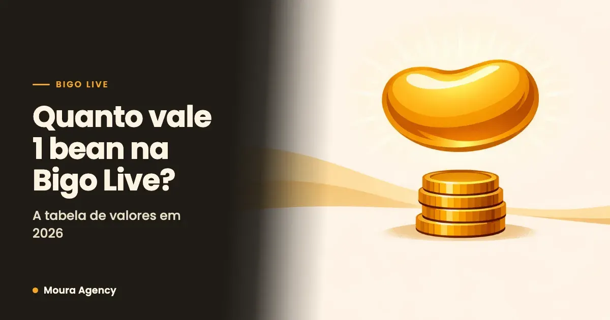 Quanto vale 1 bean no Bigo Live? Tabela de valores em 2026